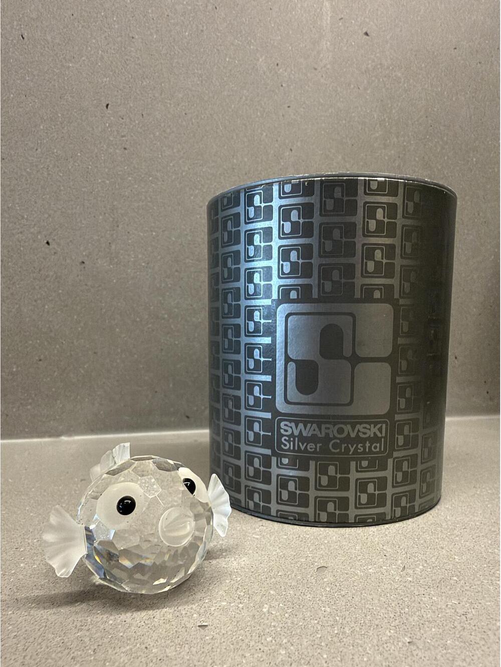 Vintage Swarovski Small Blowfish 012724 7644 NR 030 000 Original Box
